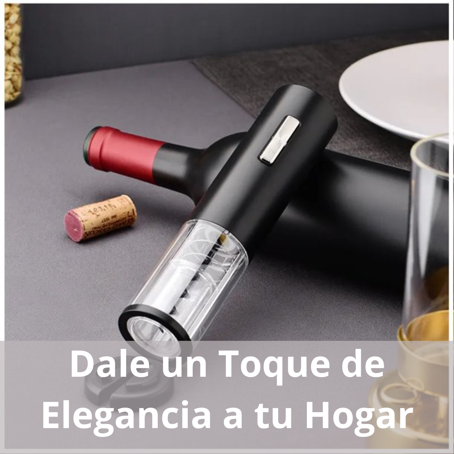 Destapador/Sacacorchos Eléctrico de Botella de Vino -