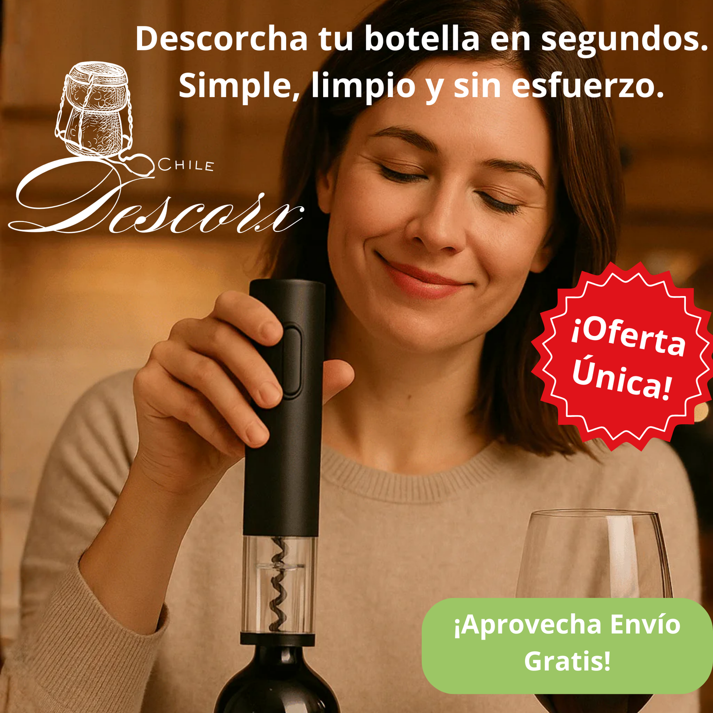 Descorx - Presiona. Sirve. Disfruta.